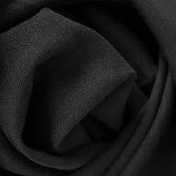 پارچه شانتون مشکی ساده 5