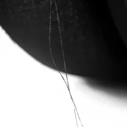 پارچه شانتون مشکی ساده 5