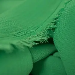 پارچه حریر ابروبادی سبز فسفری متوسط ساده 16