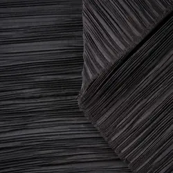 پارچه پلیسه مشکی ساده 1