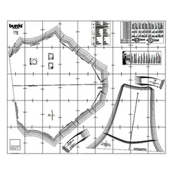 الگو خیاطی شلوار زنانه بوردا استایل کد 7344 سایز 36 تا 48 متد مولر