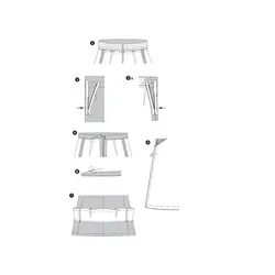 الگو خیاطی دامن زنانه بوردا استایل کد 6766 سایز 36 تا 46 متد مولر