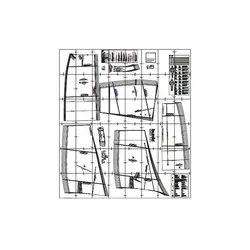 الگو خیاطی دامن زنانه بوردا استایل کد 6768 سایز 36 تا 46 متد مولر