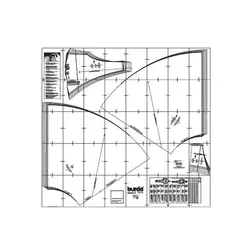 الگوی خیاطی پیراهن مجلسی زنانه بوردا استایل کد 6421 سایز 34 تا 44 متد مولر