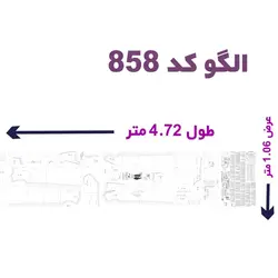 الگو مدل پالتو بانوان سایز 34 تا 46 متد مولر کد 26