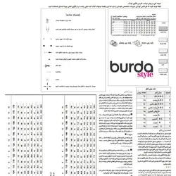 الگو خیاطی پیراهن و تاپ دخترانه بوردا کیدز کد 9416 سایز 2 تا 8 سال متد مولر