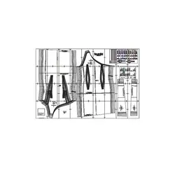 الگو خیاطی پیراهن مجلسی زنانه بوردا استایل کد 6943 سایز 32 تا 44 متد مولر