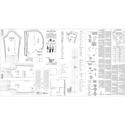 الگو خیاطی بلوز شلوار تونیک و سوییشرت کودک الگوهای آسان خیاطی متد مولر کد 9022 چندسایزه