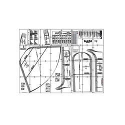 الگو خیاطی دامن زنانه بوردا استایل کد 7069 سایز 34 تا 46 متد مولر
