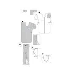 الگوی خیاطی شلوار و شلوارک زنانه بوردا استایل کد 6797 سایز 34 تا 44 متد مولر