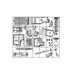 الگو خیاطی سرهمی و بلوز شلوارک دخترانه بوردا کیدز کد 9491 سایز 3 تا 8 سال متد مولر