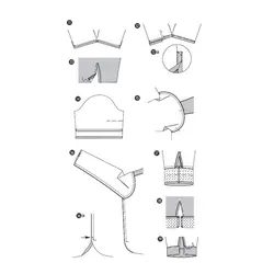 الگو خیاطی پیراهن پسرانه بوردا کیدز کد 9419 سایز 7 تا 13 سال متد مولر