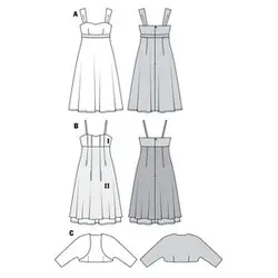 الگو خیاطی پیراهن مجلسی زنانه بوردا استایل کد 7387 سایز 42 تا 54 متد مولر