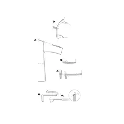 الگو خیاطی بلوز و تونیک زنانه بوردا استایل کد 7375 سایز 36 تا 48 متد مولر