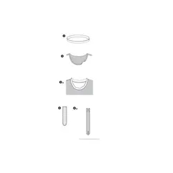 الگو خیاطی بلوز و تونیک زنانه بوردا استایل کد 7375 سایز 36 تا 48 متد مولر