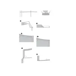 الگو خیاطی پیراهن و تونیک زنانه بوردا استایل کد 6950 سایز 42 تا 52 متد مولر