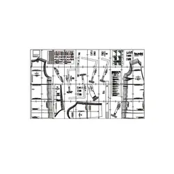 الگوی خیاطی تاپ و تونیک زنانه بوردا استایل کد 6809 سایز 34 تا 46 متد مولر