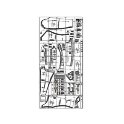 الگوی خیاطی کت زنانه بوردا استایل کد 6800 سایز 34 تا 44 متد مولر