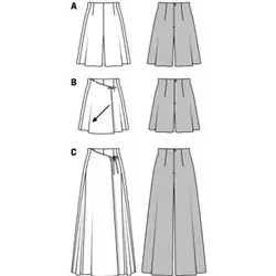 الگوی خیاطی شلوار و شلوارک زنانه بوردا استایل کد 6980  سایز 34 تا 46 متد مولر