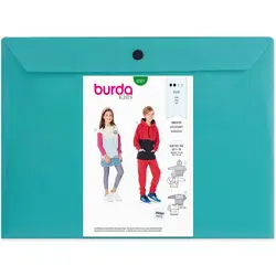 الگو خیاطی بلوز و شوییشرت کودک بوردا کیدز کد 9301 سایز 7 تا 14 سال متد مولر