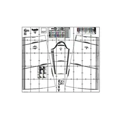 الگوی خیاطی پیراهن مجلسی زنانه بوردا استایل کد 6996 سایز 34 تا 44 متد مولر