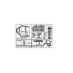 الگو خیاطی پیراهن و سارافون زنانه بوردا استایل کد 7178 سایز 38 تا 48 متد مولر