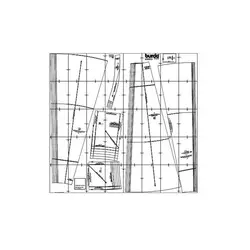 الگو خیاطی پیراهن مجلسی زنانه بوردا استایل کد 6548 سایز 46 تا 56 متد مولر