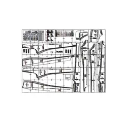 الگوی خیاطی شلوار زنانه بوردا استایل کد 6750 سایز 34 تا 44 متد مولر