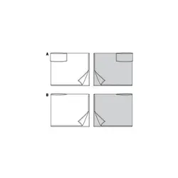 الگوی خیاطی شنل زنانه بوردا استایل کد 6256 سایز 44 تا 54 متد مولر