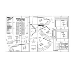 الگو خیاطی تونیک و پیراهن دخترانه بوردا کیدز کد 9341 سایز 2 تا 7 سال متد مولر