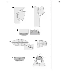 الگو خیاطی بلوز و تیشرت کودک بوردا کیدز کد 9322 سایز 3 تا 8 سال متد مولر