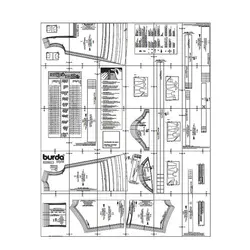 الگو خیاطی پیرهن و شورت کودک بوردا کیدز کد 9339 سایز 6  ماه تا 3 سال متد مولر