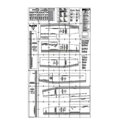 الگو خیاطی کت و دامن زنانه بوردا استایل کد 7135 سایز 36 تا 48 متد مولر