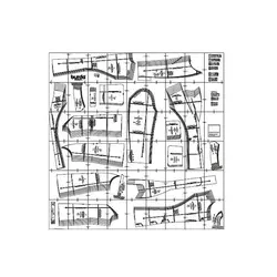 الگو خیاطی کت و دامن زنانه بوردا استایل کد 7135 سایز 36 تا 48 متد مولر