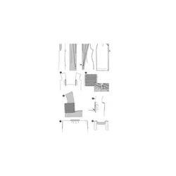 الگو خیاطی کت و پیراهن بارداری بوردا استایل کد 7163 سایز 34 تا 46 متد مولر