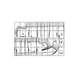 الگوی خیاطی کت و ماتنو و حلیقه زنانه بوردا استایل کد 6989 سایز 34 تا 56 متد مولر