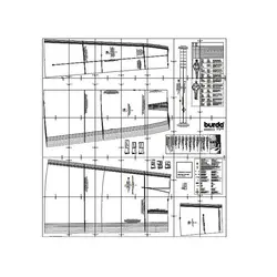 الگوی خیاطی دامن زنانه بوردا استایل کد 6597 سایز 34 تا 46 متد مولر
