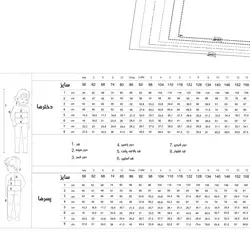الگو خیاطی بلوز کودک سایز 18 ماه تا 6 سال متد مولر کد 32