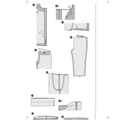 الگو خیاطی تونیک و شلوار نوزاد بوردا کیدز کد 9348 متد مولر سایز 6 ماه تا 3 سال