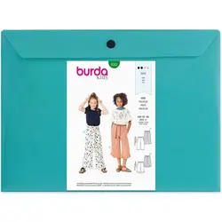 الگو خیاطی شلوار و شلوارک راحتی کودک بوردا کیدز کد 9302 سایز 6 تا 11 سال متد مولر