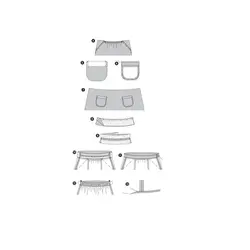 الگو خیاطی دامن دخترانه بوردا کیدز کد 9492 سایز 4 تا 10 سال متد مولر