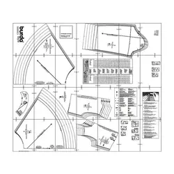 الگو خیاطی پیراهن و سارافن کودک بوردا کیدز کد 9379 سایز 5  تا 10 سال متد مولر