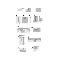 الگوی خیاطی شلوار زنانه بوردا استایل کد 6681 سایز 36 تا 50 متد مولر