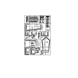 الگو خیاطی تونیک و سارافون دخترانه بوردا کیدز کد 9455 سایز 6 تا 11 سال متد مولر