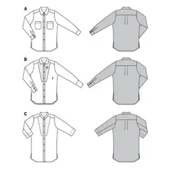 الگو خیاطی مانتو و شومیز زنانه بوردا استایل کد 6908 سایز 34 تا 46 متد مولر