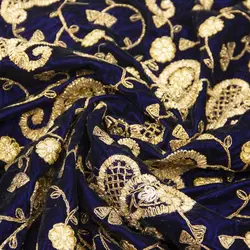 پارچه مخمل سوزن دوزی ترمه مهیلا