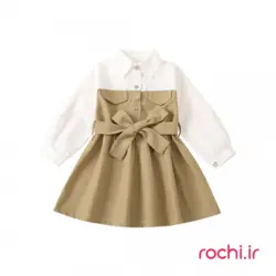 الگوی خیاطی پیراهن دخترانه فرانا