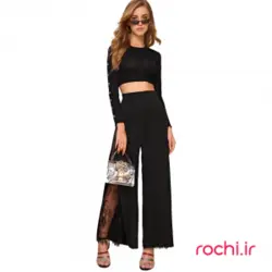 الگوی خیاطی شلوار چاک دار ساره