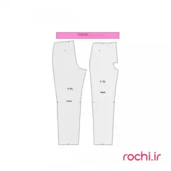الگوی خیاطی پایه شلوار زنانه