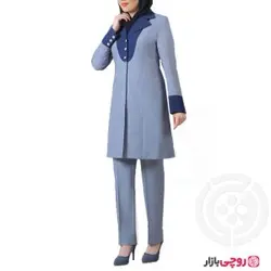 الگوی خیاطی مانتو اداری سروناز